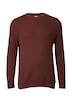 Strickpullover mit Crew Neck und Strukturmuster