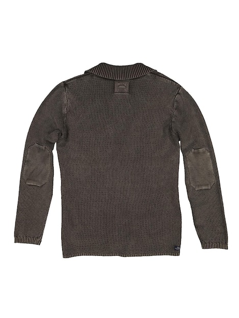 engbers Herren Strick-Sakko uni , Schwarzbraun