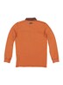 engbers Herren Polo-Shirt uni , Dunkelorange