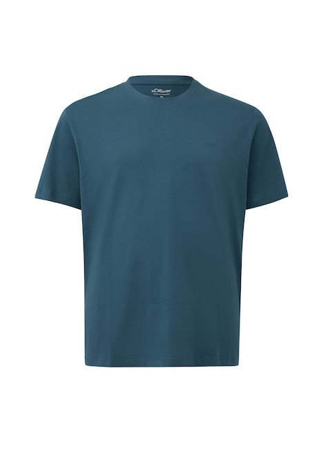 Baumwoll-T-Shirt mit Logo-Print