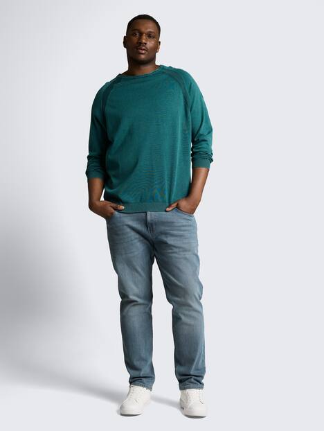 Tom Tailor Men PLUS Pullover & Strickjacken Plus Size - Strickpullover aus Baumwolle