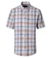 Leinenhemd kurzarm kariert Comfort Fit