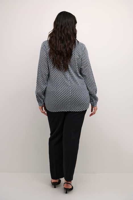 Langarm-Bluse Regular fit