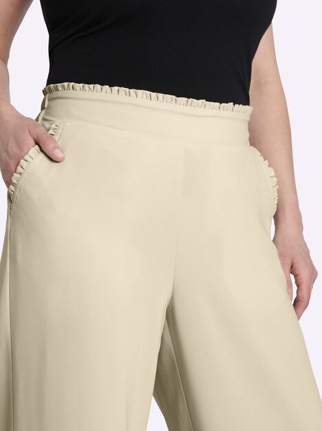 Hose Hose mit französischen Taschen normal Elastische Einsätze
