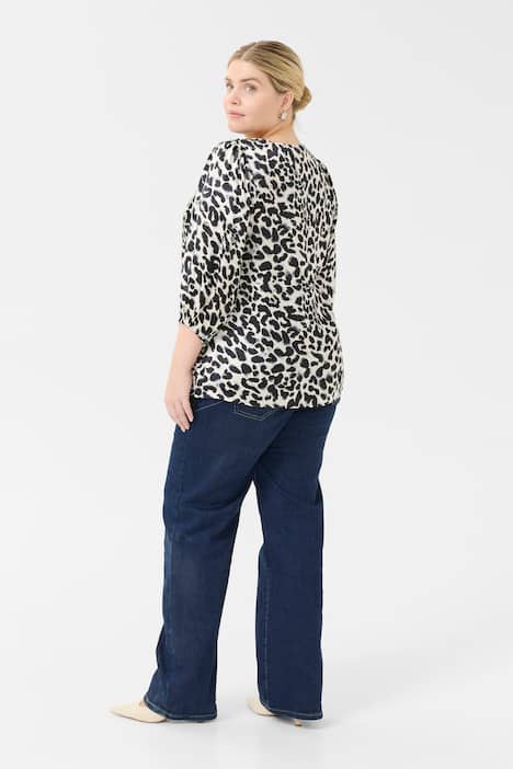 Langarm-Bluse Regular fit