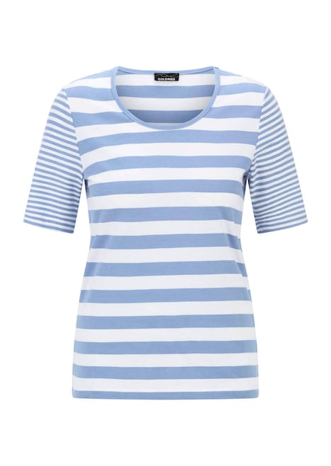 Streifenshirt aus softer Baumwollmischung