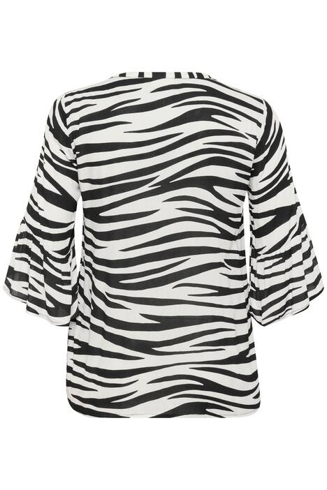 Blouse met korte mouwen Regular fit