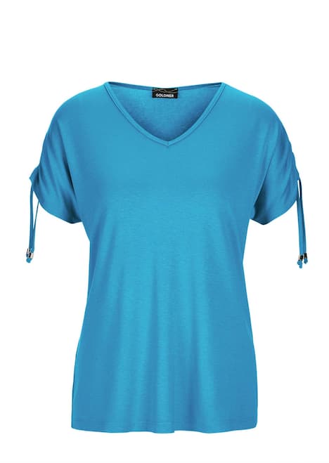 Kurzarm Viskose-Oberteil