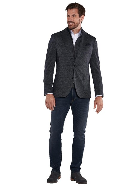Herren Freizeit-Sakko slim fit , Indigoblau