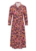 GOLDNER Jurk met print Jurk met overhemdkraag van pure viscose