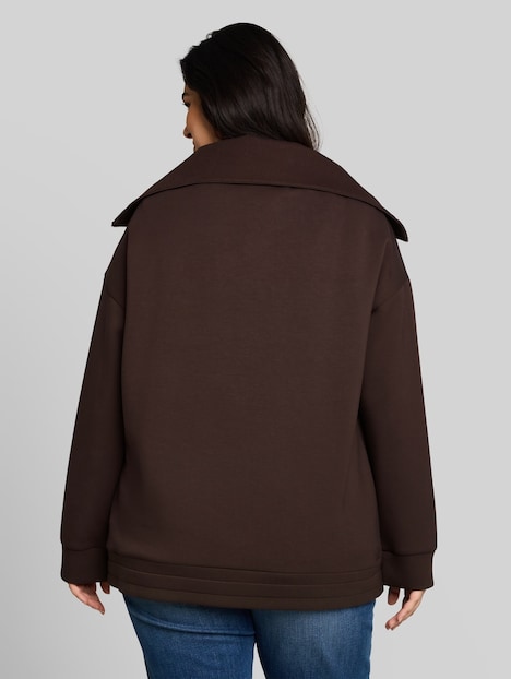 Troyer Sweatshirt aus Scuba