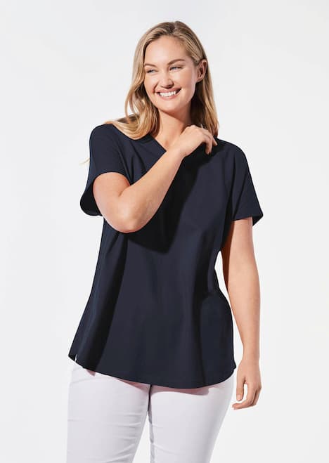 Shirt mit V-Ausschnitt