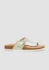 Pantoletten mit feinem Glanz-Finish