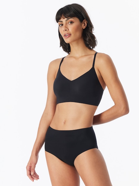 Schiesser Damen Bustier Invisible Soft - schwarz