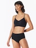 Schiesser Damen Bustier Invisible Soft - schwarz