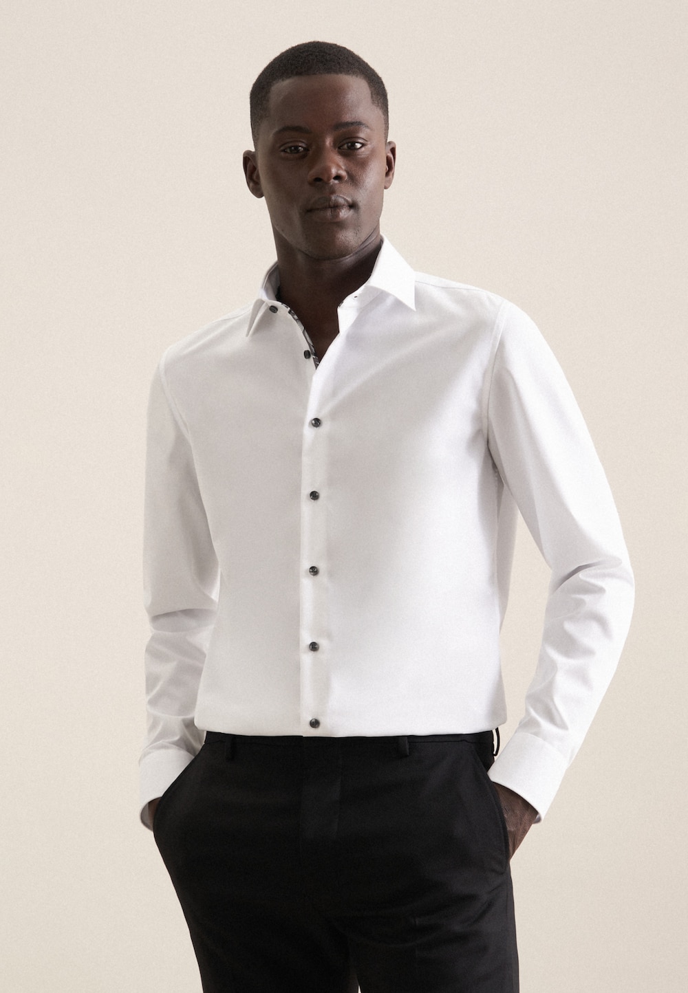 Herren Business Hemd - Uni