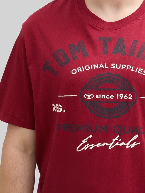 T-Shirt mit Logo Print