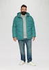 Gesteppte Jacke mit abnehmbarer Kapuze