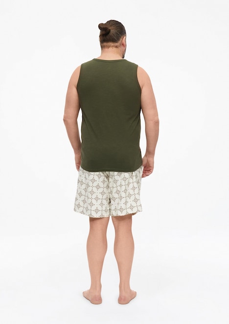 Badeshorts mit Print