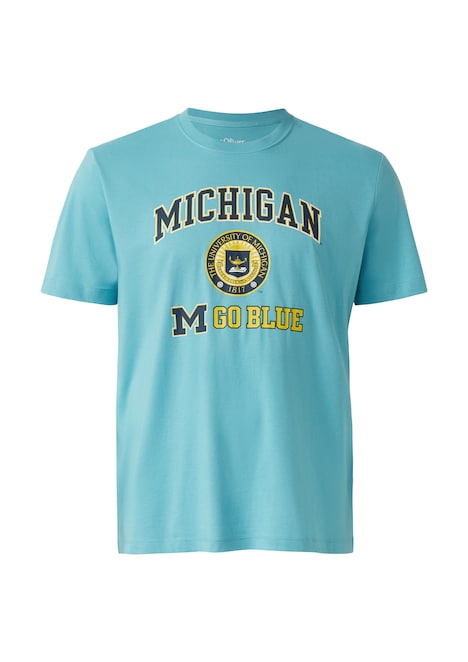 T-Shirt mit College-Artwork