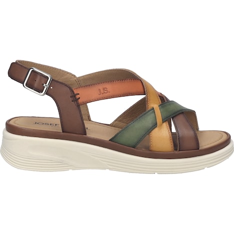 Damen Sandale Sevran 07, grün-multi