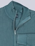 Herren Strick-Cardigan in Jacquard-Struktur , Petrolblau