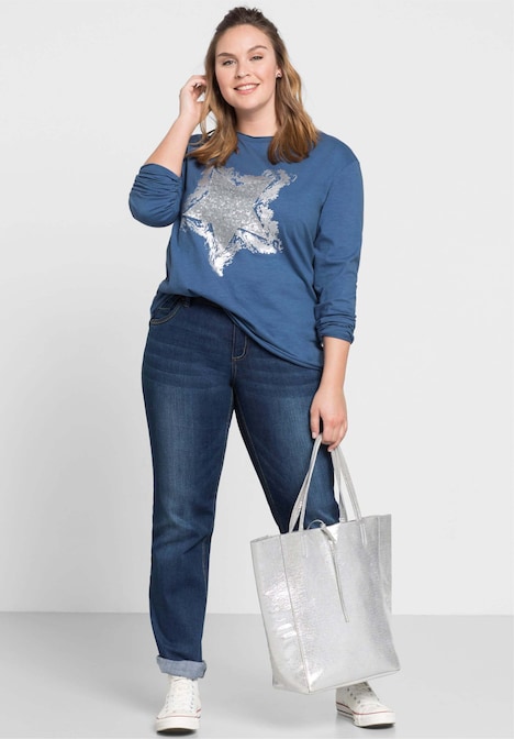 Stretch-Jeans Uni