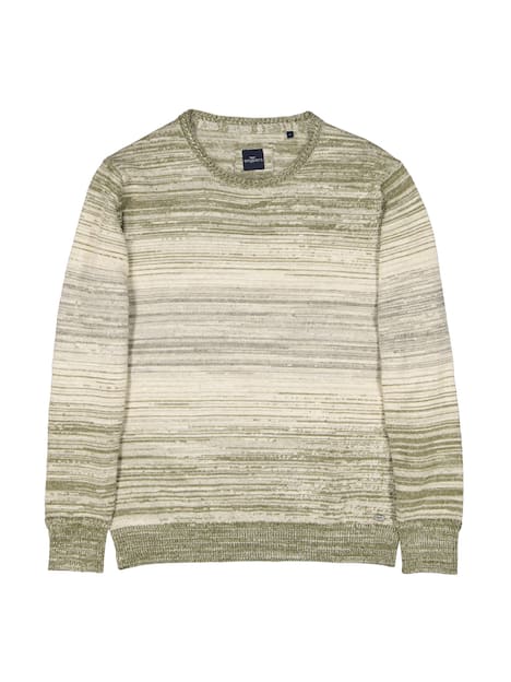 engbers Herren Pullover gestreift , Hellgruen