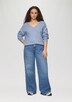 Weicher Pullover mit Rippstruktur