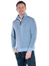 engbers Herren Sweatshirt mit Stehkragen , Mittelblau