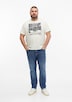 Baumwoll-T-Shirt mit Frontprint
