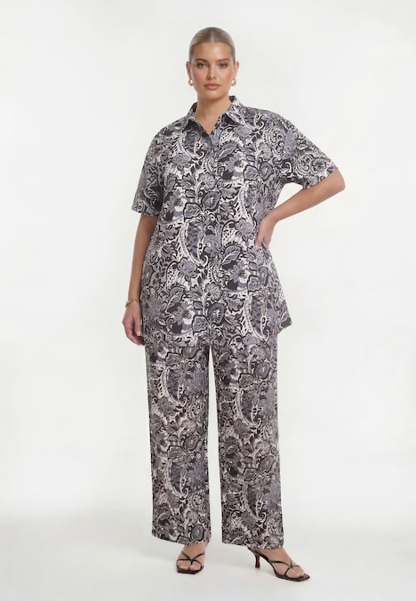 Bluse mit Druck