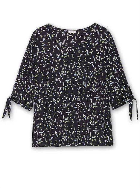 Tunika 3/4-Arm Sonstiges Muster Ohne Kragen