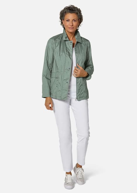 GOLDNER Jas Licht jasje met een chique glans