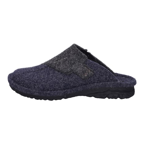 Herren Hausschuh Toulouse 05, dunkelblau-kombi