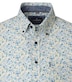 Leinenhemd Kurzarm Print Comfort Fit
