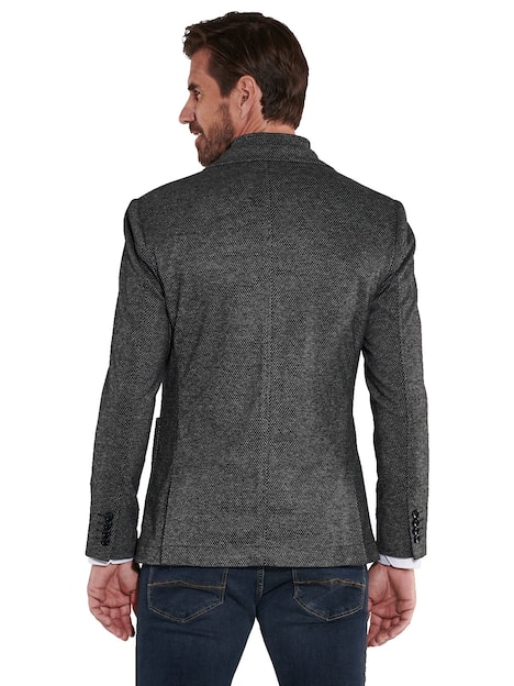 engbers Herren Sakko gemustert , Anthrazit