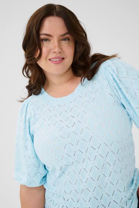 Kurzarm-Bluse Regular fit