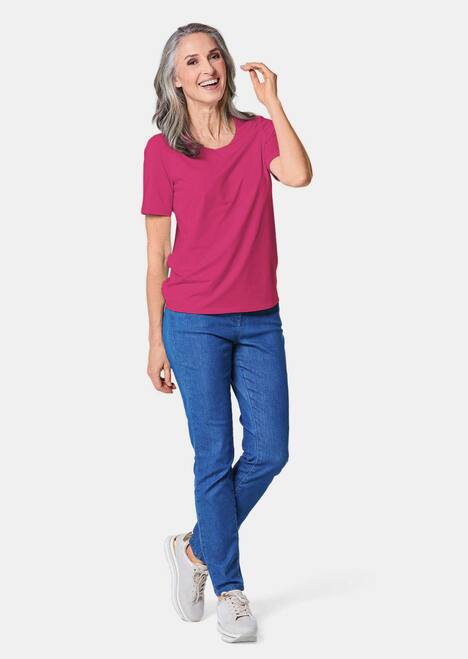 Gepflegtes Shirt in formstabiler Ware