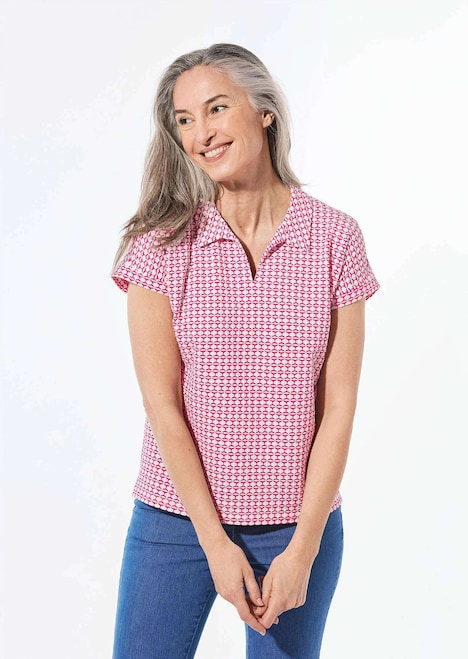 Shirt mit dezentem Jacquard