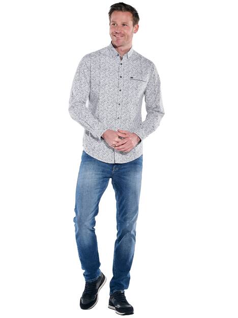 engbers Herren Hemd langarm , Reinweiss