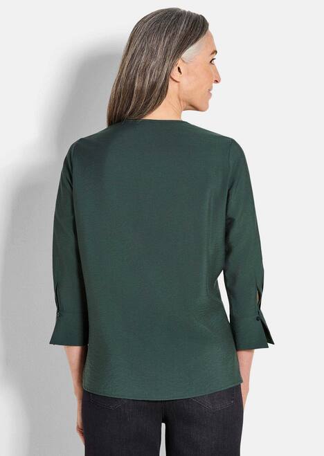 GOLDNER Blouse met ronde hals Blouse met ronde hals in viscosemix met structuur