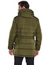 engbers Herren Steppjacke mit abnehmbarer Kapuze , Khaki