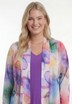 Strickjacke mit Druck