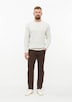 Struktur-Pullover aus 100% Baumwolle