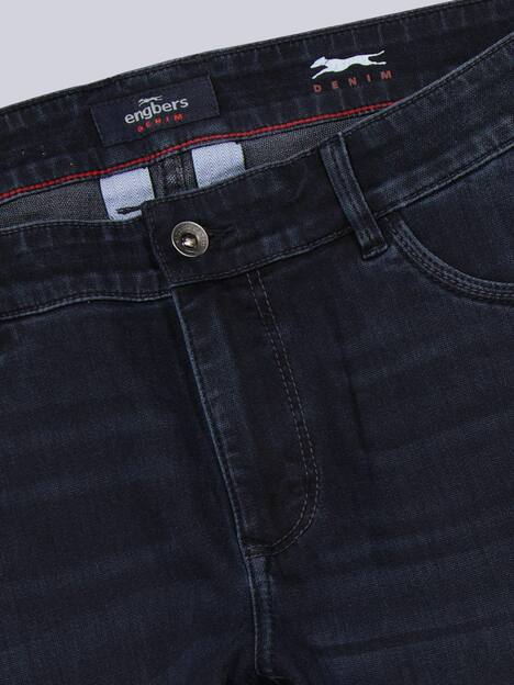 engbers Herren Jeans 5-Pocket Superstretch , Indigoblau