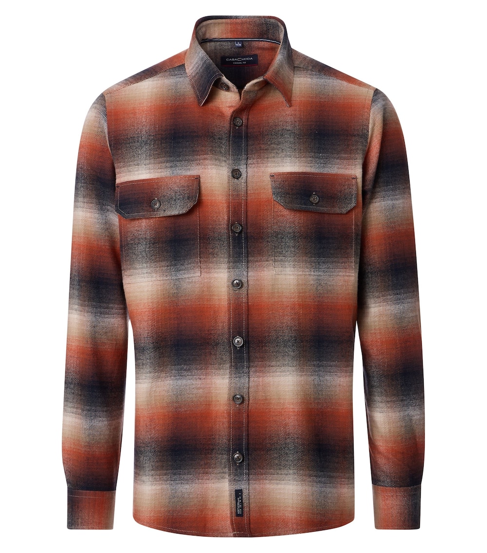 Hemdjacke kariert Casual Fit