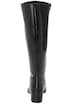 Weitschaftstiefel Weitschaftstiefel aus Leder, mit Stretch-Einsatz Uni