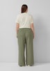 Musslin Hose mit Gummizug und weitem Bein