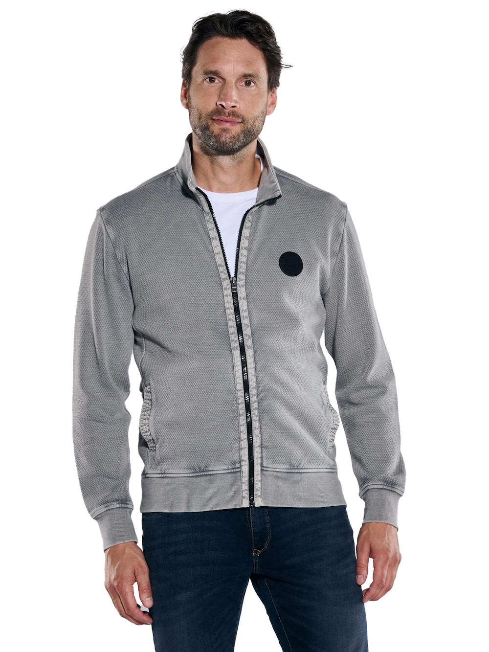 Sweatjacke mit Zipper